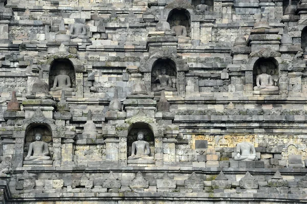Borobudur, unesco dünya mirası sit alanı — Stok fotoğraf