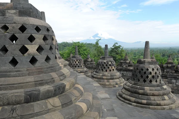 Archaeological site of Borobudur, UNESCO World Heritage — Stock Photo, Image