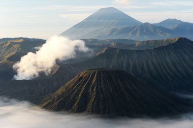 Bromo dağ tengger semeru Milli Parkı, Doğu java, Endonezya