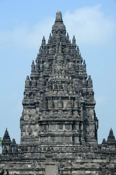 Templo Prambanan cerca de Yogyakarta en la isla Java, Indonesia —  Fotos de Stock