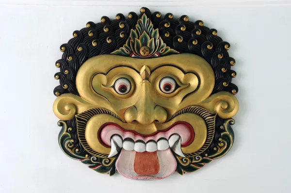 Gesichtsmaske - Sultanspalast, jogjakarta, java, indonesien — Stockfoto