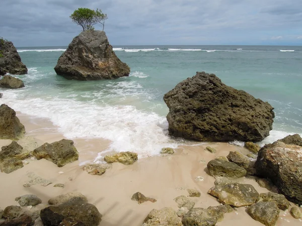 Coast of Indian ocean Bali — Stock Photo, Image