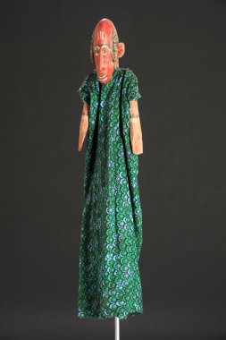 bamana töreni heykel üzerinde mali