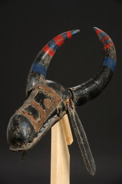 bamana töreni heykel üzerinde mali