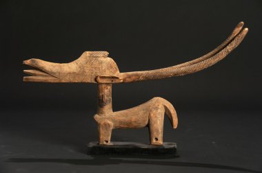 bamana töreni heykel üzerinde mali