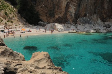 cala mariolu İtalya Sardinya Adası Plajı