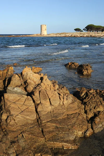 Coast at San Giovanni on the island of Sardinia, Italy — Stock Photo, Image