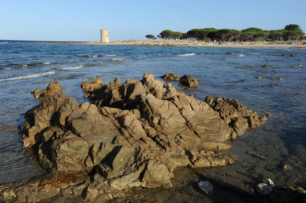 Coast at San Giovanni on the island of Sardinia, Italy — Stock Photo, Image