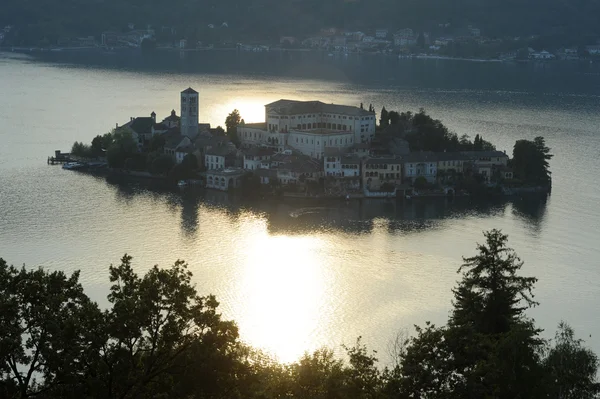 San Giulio isle — Stock Photo, Image