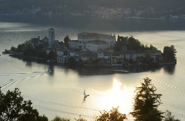 San Giulio isle — Stock Photo, Image