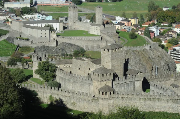 I Castelli di Montebello e Castelgrande — Foto Stock