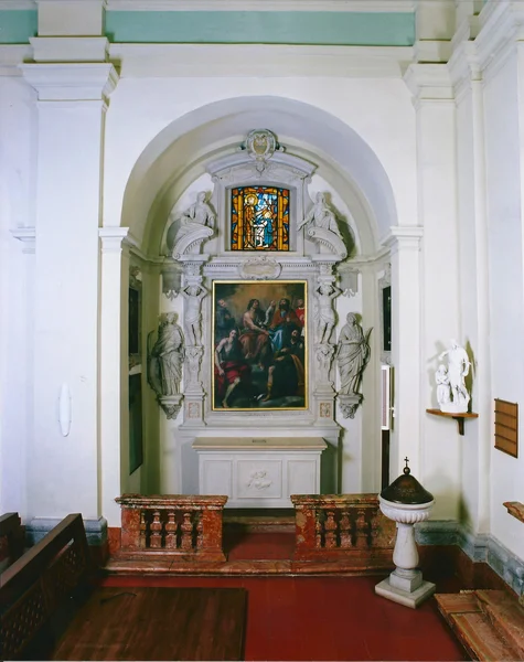 Interiör bild av kyrkan — Stockfoto