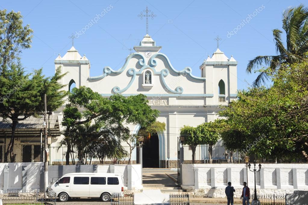 The church of Conception de Ataco on El Salvador