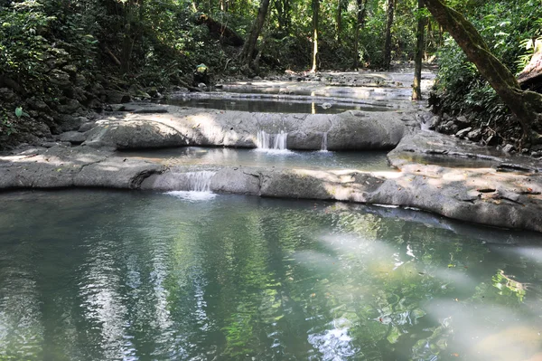 Wasserfälle von siete altares — Stockfoto