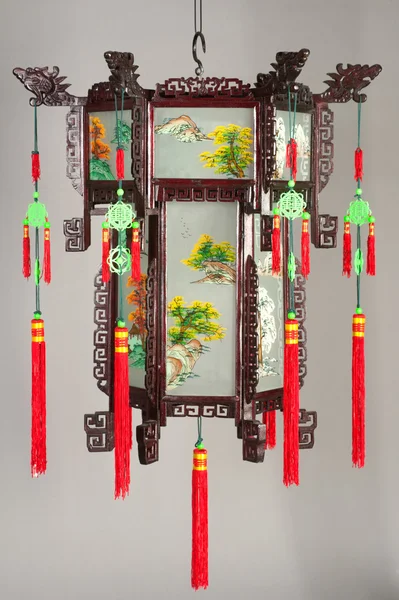 Lamp van een traditionele chinese theater — Stockfoto