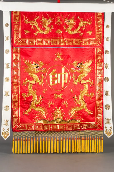 Bandeira de um teatro tradicional chinês — Fotografia de Stock