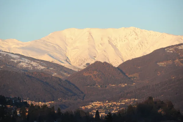 Widok na dolinę colla na lugano — Zdjęcie stockowe