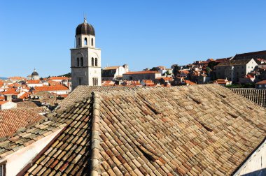Franciscan monastery Dubrovnik'in üzerinde