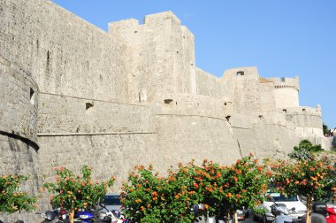 Şehrinin eski kasaba duvarlarının