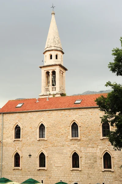 Kyrkan st. john på budva — Stockfoto