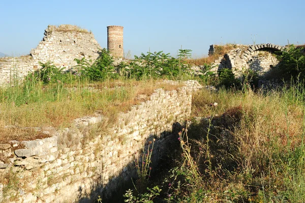 De citadel en de vesting van kala in berat — Stockfoto