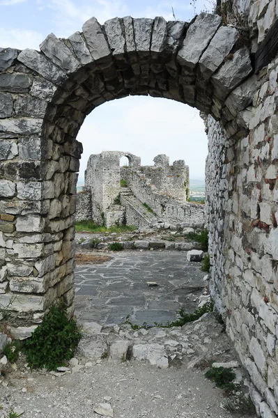 The citadel and fortress of Kala at Berat — Stock Photo, Image