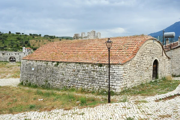 La cittadella e la fortezza di Kala a Berat — Foto Stock