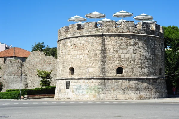 Old city walls of Durres — Stock Photo, Image