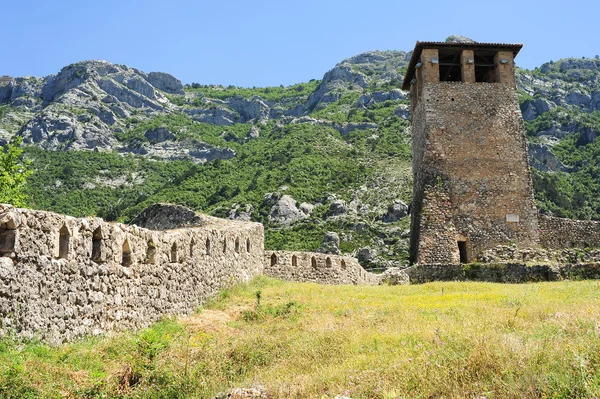 Sitio arqueológico y fortaleza de Kruja — Foto de Stock