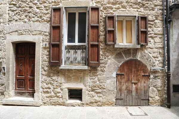 Casa velha de Borgo Maggiore — Fotografia de Stock