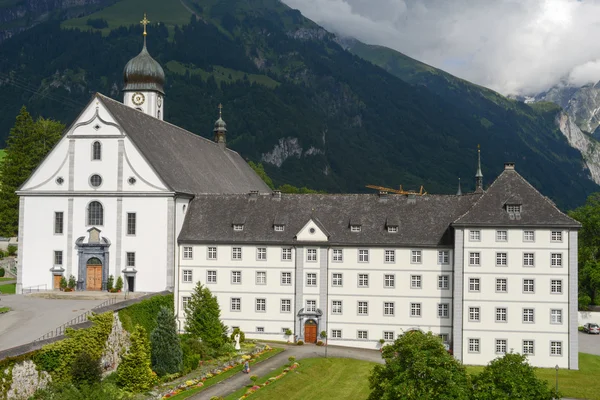 Монастырь Энгельберг в Швейцарии — стоковое фото