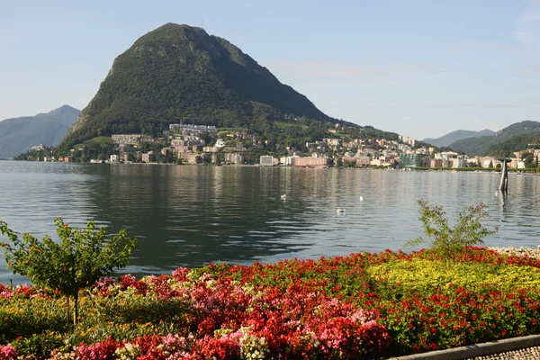 Fjärden av Luganosjön — Stockfoto