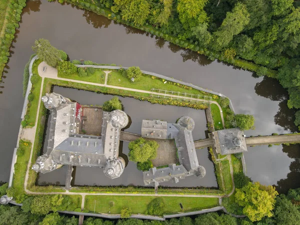 Drone View Watercastle Crottorf Germany — Stock Photo, Image