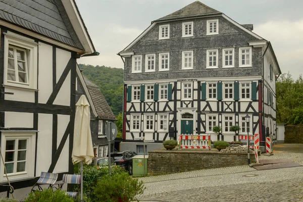 Les Maisons Traditionnelles Freudenburg Sur Allemagne — Photo