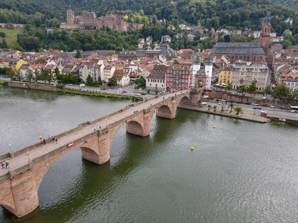 Drone View Town Heidelberg Germany — Stock Photo, Image