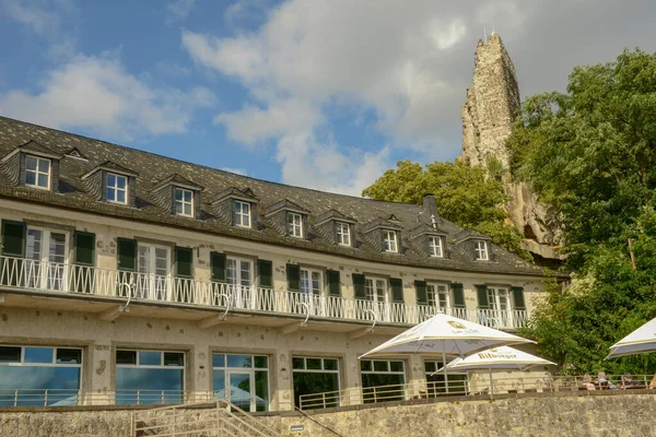 Koenigswinter Germany September 2021 Drachenfels Ruin Restaurant Koenigswinter Germany — Stock Photo, Image