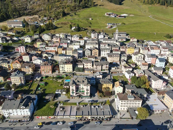 Pueblo Airolo Los Alpes Suizos — Foto de Stock