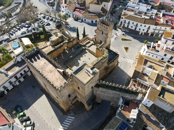 Drone View Town Carmona Andalucia Spain — стокове фото