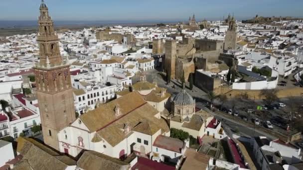 Drone Vista Sulla Città Carmona Andalusia Spagna — Video Stock