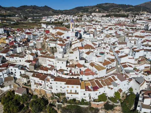 Вид Город Эль Бурго Андалусии Испании — стоковое фото