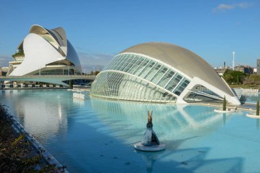 Valencia 'da mimar Santiago Calatrava' nın Sanat ve Bilim Şehri