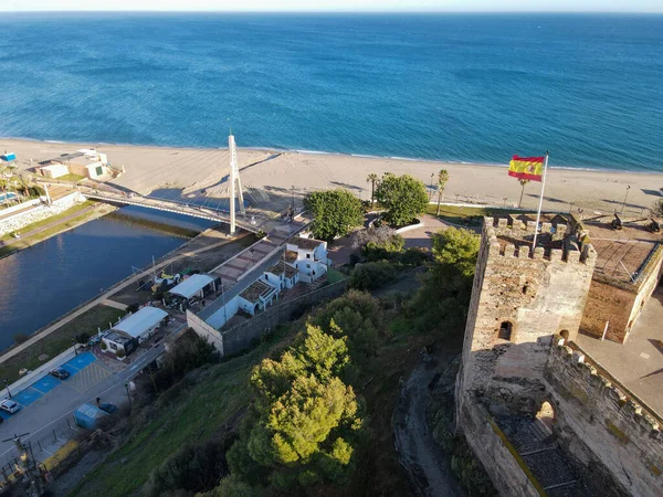 Drone View Sohail Castle Fuengirola Spain — Stock Photo, Image