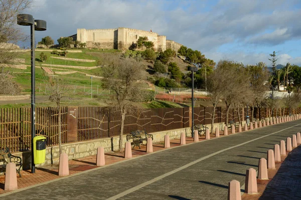 Vista Castelo Sohail Fuengirola Espanha — Fotografia de Stock