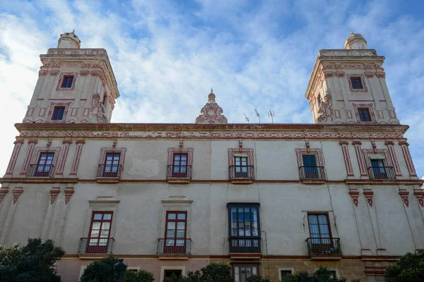 Casa Tradicional Cádiz Espanha — Fotografia de Stock