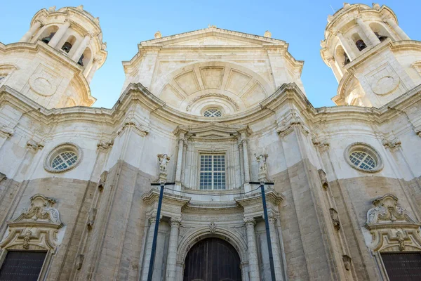 Vue Cathédrale Cadix Espagne — Photo