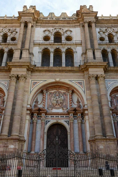 Detail Van Kathedraal Van Malaga Spanje — Stockfoto