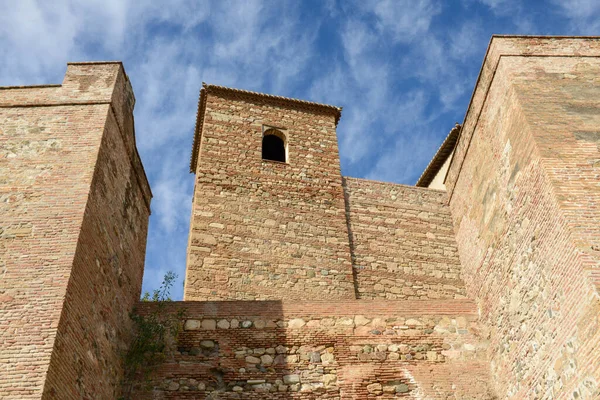 Vista Fuerte Alcazaba Málaga España — Foto de Stock