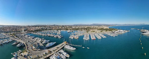 Drone View Port Antibes France — Stock Photo, Image