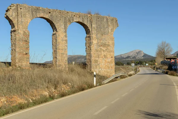 Ruiner Romersk Akvedukt Nära Ronda Andalusien Spanien — Stockfoto