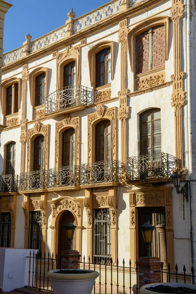 Tradycyjny Dom Starym Centrum Rondy Hiszpanii — Zdjęcie stockowe